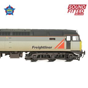 Bachmann 35-430 OO Gauge Class 47/3 47376 'Freightliner 1995' Freightliner Grey Weathered DCC Sound Fitted Deluxe