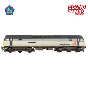 Bachmann 35-430 OO Gauge Class 47/3 47376 'Freightliner 1995' Freightliner Grey Weathered DCC Sound Fitted Deluxe