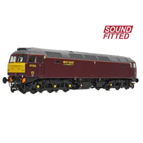 Bachmann 35-431SF OO Gauge Class 47 47826 WCRC Maroon DCC Sound Fitted