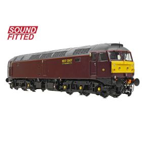 Bachmann 35-431SF OO Gauge Class 47 47826 WCRC Maroon DCC Sound Fitted