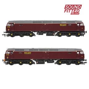 Bachmann 35-431SFX OO Gauge Class 47 47826 WCRC Maroon DCC Sound Fitted Deluxe