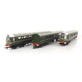 Bachmann 35-500SF-SH OO Gauge Class 117 3 Car DMU BR Green DCC Sound Fitted