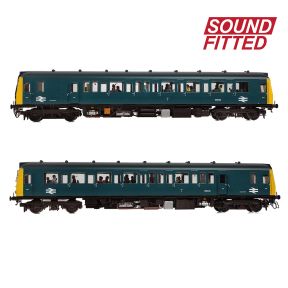 Bachmann 35-529SF OO Gauge Class 121 Railcar W55033 BR Blue DCC Sound Fitted