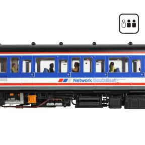 Bachmann 35-530PF OO Gauge Class 121 Railcar 55022 BR Network SouthEast With Passengers