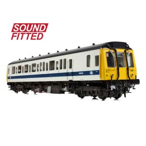 Bachmann 35-531SF OO Gauge Class 121 Railcar W55034 BR White And Blue Sound Fitted