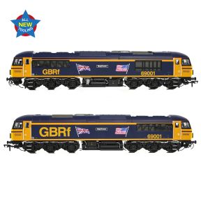 Bachmann 35-776 OO Gauge Class 69 69001 'Mayflower' GBRf UK & US Flags