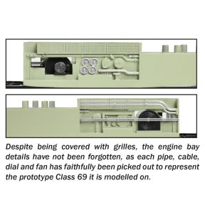 Bachmann 35-776 OO Gauge Class 69 69001 'Mayflower' GBRf UK & US Flags