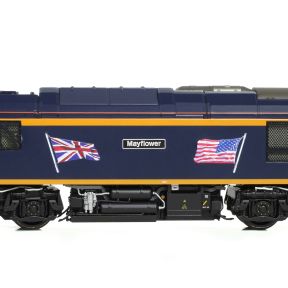 Bachmann 35-776 OO Gauge Class 69 69001 'Mayflower' GBRf UK & US Flags