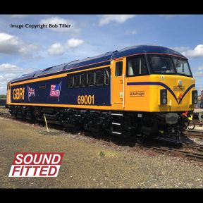 Bachmann 35-776SF OO Gauge Class 69 69001 'Mayflower' GBRf UK & US Flags DCC Sound Fitted