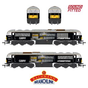 Bachmann 35-782SF OO Gauge Class 69 69013 GBRf Black Andy's Man Club DCC Sound Fitted