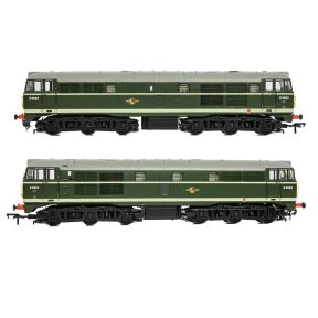 Bachmann 35-802A OO Gauge Class 30 D5862 BR Green Small Yellow Panels