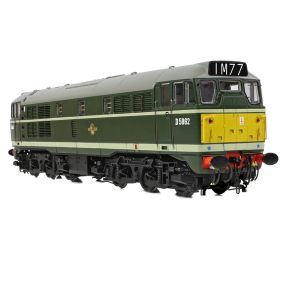 Bachmann 35-802A OO Gauge Class 30 D5862 BR Green Small Yellow Panels