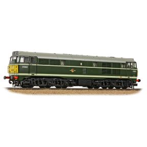 Bachmann 35-802A OO Gauge Class 30 D5862 BR Green Small Yellow Panels