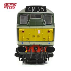 Bachmann 35-802SF OO Gauge Class 30 D5574 BR Green Small Yellow Panels DCC Sound Fitted