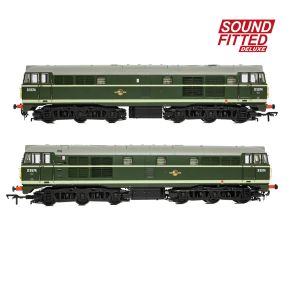 Bachmann 35-802SFX OO Gauge Class 30 D5574 BR Green Small Yellow Panels DCC Sound Fitted Deluxe