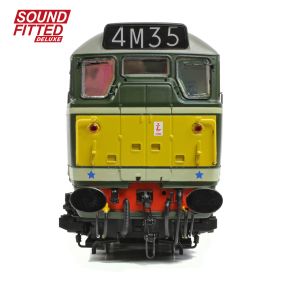 Bachmann 35-802SFX OO Gauge Class 30 D5574 BR Green Small Yellow Panels DCC Sound Fitted Deluxe
