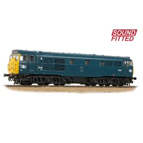Bachmann 35-803ASF OO Gauge Class 31 5848 BR Blue DCC Sound Fitted