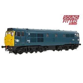 Bachmann 35-803ASFX OO Gauge Class 31 5848 BR Blue DCC Sound Fitted Deluxe
