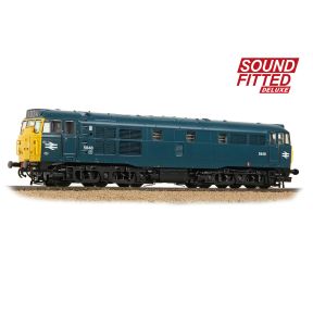 Bachmann 35-803ASFX OO Gauge Class 31 5848 BR Blue DCC Sound Fitted Deluxe