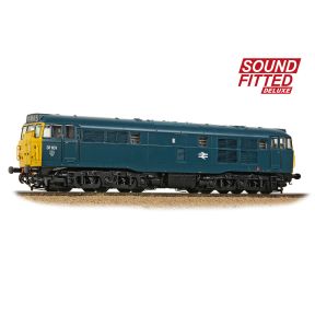 Bachmann 35-804SFX OO Gauge Class 31 31101 BR Blue DCC Sound Fitted Deluxe