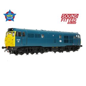 Bachmann 35-805SFX OO Gauge Class 31 31123 BR Blue DCC Sound Deluxe