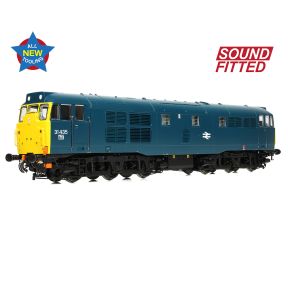 Bachmann 35-825SF OO Gauge Class 31 31435 BR Blue DCC Sound Fitted