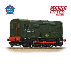 Bachmann 35-901SFX OO Gauge Class 08 Shunter D3785 BR Green DCC Sound Fitted Deluxe