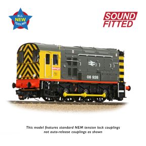 Bachmann 35-906SF OO Gauge Class 08 Shunter 08928 BR Railfreight Red Stripe DCC Sound Fitted