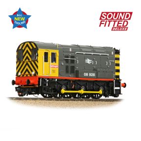 Bachmann 35-906SFX OO Gauge Class 08 Shunter 08928 BR Railfreight Red Stripe DCC Sound Fitted Deluxe