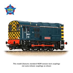 Bachmann 35-915 OO Gauge Class 08 Shunter 08617 'Steve Purser' BR Blue