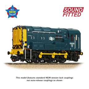 Bachmann 35-921SF OO Gauge Class 09 Shunter 09009 BR Blue DCC Sound Fitted