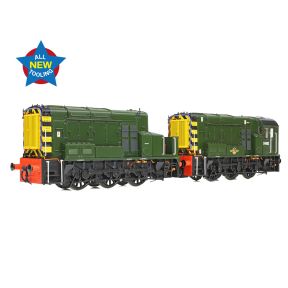 Bachmann 35-945 OO Gauge Class 13 Shunter D4502 BR Green With Wasp Stripes