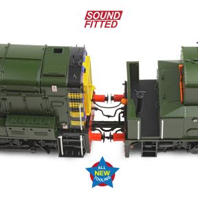 Bachmann 35-945SF OO Gauge Class 13 Shunter D4502 BR Green With Wasp Stripes DCC Sound Fitted