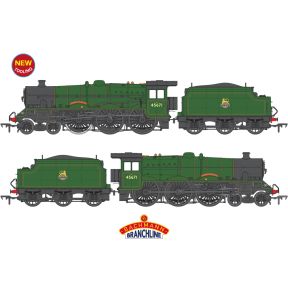 Bachmann 35-976 OO Gauge LMS Jubilee 45671 'Prince Rupert' BR Lined Green Early Crest Riveted Stanier Tender