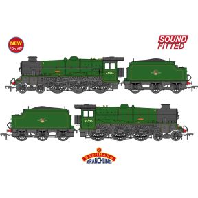 Bachmann 35-977ASF OO Gauge LMS Jubilee 45596 'Bahamas' BR Lined Green (Late Crest) Double Chimney & Welded Stanier Tender As Preserved DCC Sound Fitted