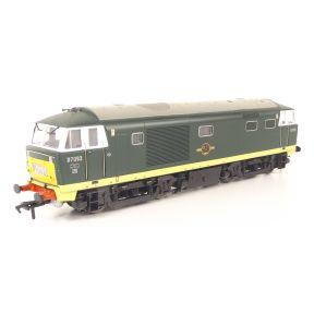 Heljan 3513-SH OO Gauge Class 35 Hymek D7093 BR Green Small Yellow Panels DCC Sound Fitted