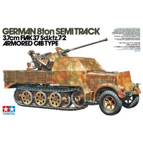 Tamiya 35144 German 8 Ton Semi-Track Flak 37 Sd.Kfz.7/2 Plastic Kit