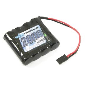 Voltz VZ0150 2000mAh 4.8v NiMH RX Straight Battery With Connector