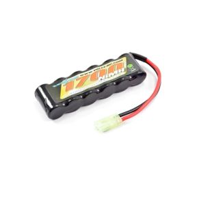 Voltz VZ0053 1700mAh 7.2v NiMH Straight Pack Battery 6 Cell With Mini Tamiya Connector