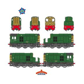 Bachmann 35-945 OO Gauge Class 13 D4502 BR Green Wasp Stripes