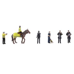 Bachmann 36-440 OO Gauge Modern Police Figures