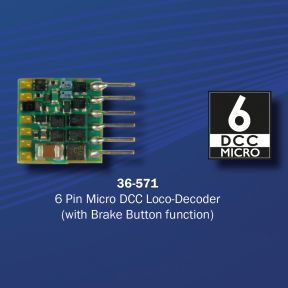 Bachmann 36-571 6 Pin Micro DCC Decoder