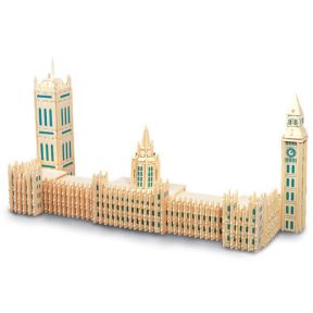 Quay P125 Houses of Parliament Woodcraft Construction Kit