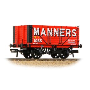 Bachmann 37-136 OO Gauge 8 Plank End Door Wagon Manners Red