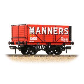 Bachmann 37-136 OO Gauge 8 Plank End Door Wagon Manners Red