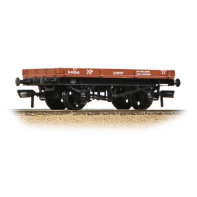 Bachmann 37-477D OO Gauge 1 Plank Lowfit Wagon BR Bauxite Early