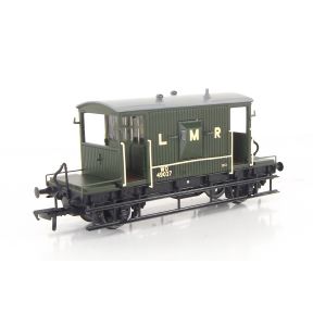 Bachmann 37-537X-SH OO Gauge BR 20 Ton Brake Van LMR Green Invicta Model Rail Exclusive
