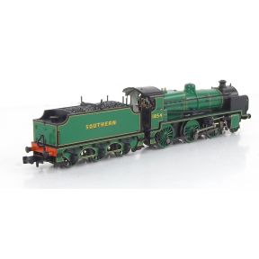 Graham Farish 370-165SFA N Gauge SE&CR N Class 1854 SR Malachite Green Livery DCC Sound Fitted Split From Set