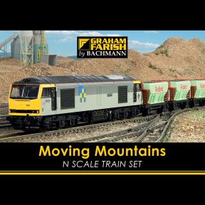 Graham Farish 370-221 N Gauge Moving Mountains Train Set