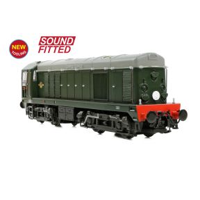 Graham Farish 371-030ASF N Gauge Class 20 D8032 BR Green Disc Headcode & Tablet Catcher DCC Sound Fitted